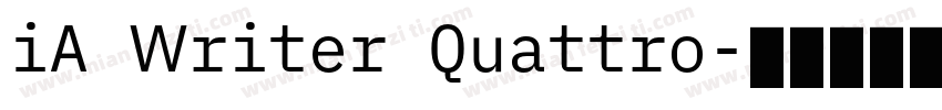 iA Writer Quattro字体转换